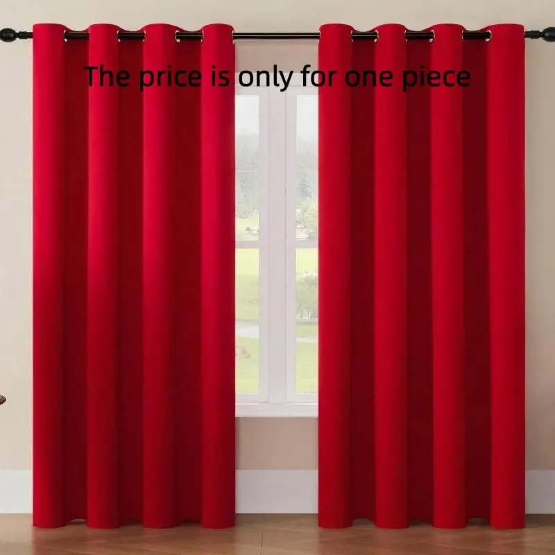 1PC Blackout Privacy Grommet Window Curtains with Eyelets, Indoor & Outdoor Use, Thermal Insulation, Durable Design, Ideal for Privacy & Light Blocking