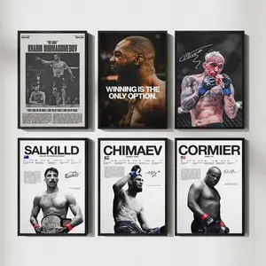 UFC Canvas Print Poster, UFC MMA Fighter  Print Poster Decor, MMA Legendary Collection, Decor For Home, Men's Room, Men's Gym, Bedroom, boys Dorm Decor