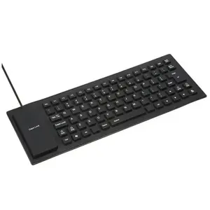 Waterproof Silicone Keyboard Foldable,Flexible USB Dustproof DirtProof Full Size,Flexible USB Dustproof DirtProof Full Size