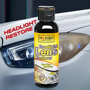 Car Headlight Restoration Kit - Automotive Polish to Clean & Renew Headlights Without Power Tools, Brighter Lights and a Safer Drive