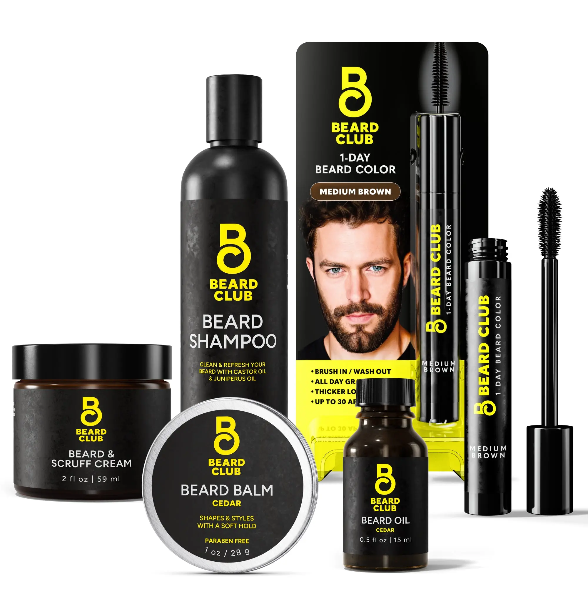 Ultimate Beard Color Kit: Medium Brown