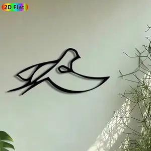 1pc Flying Dove Metal Wall Art, Peace Dove Statue Mural, Artistic Metalwork, Intricate Craftsmanship, Perfect for Wedding, Anniversary Decor, Perfect for Living Room Bedroom Patio Wall Decor, Ideal Gift for Peace Symbol Enthusiasts, Decoration