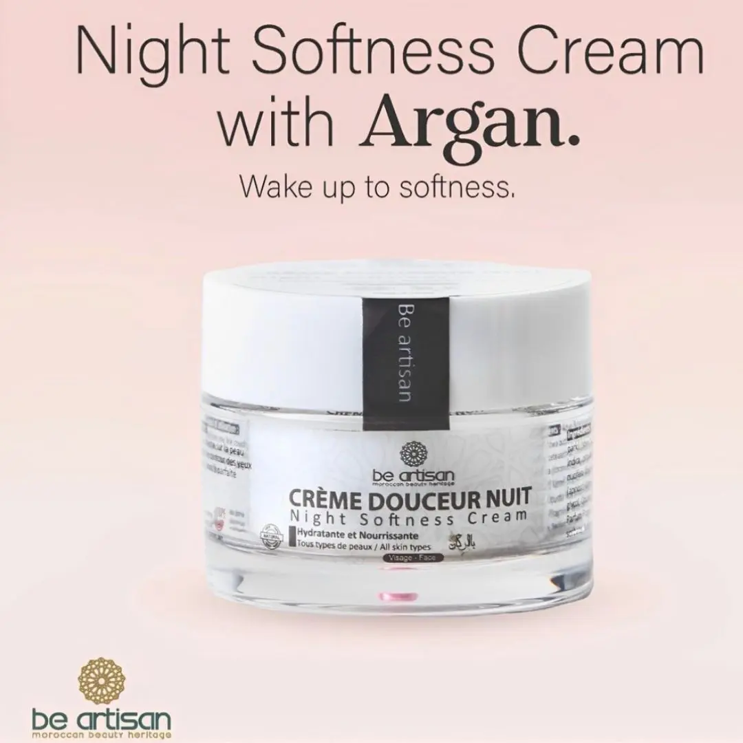 Moroccan Skincare Prickly Pear Night Cream - 1.7 oz, Nourishing Hydrating Moisturizer for All Skin Types, Promotes Radiant Complexion Elasticity Hydrate