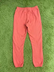 Men cuffed Sweatpants Pink Color Elastic Drawstring Waist with Side Pockets, Comfortable Casual Streetwear for Daily Outings, Gym and Everyday Wear