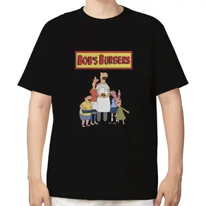 Bob’s Burgers Unisex T-Shirt, Louise Tina Gene Shirt, Funny Cartoon Tee, Vintage TV Show Graphic Top, Aesthetic Meme Apparel Gift
