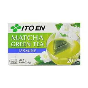ITO EN Matcha Green Tea Bags with Jasmine - 20 Count, 30g - Premium Japanese Sencha Blend for Refreshing Brew