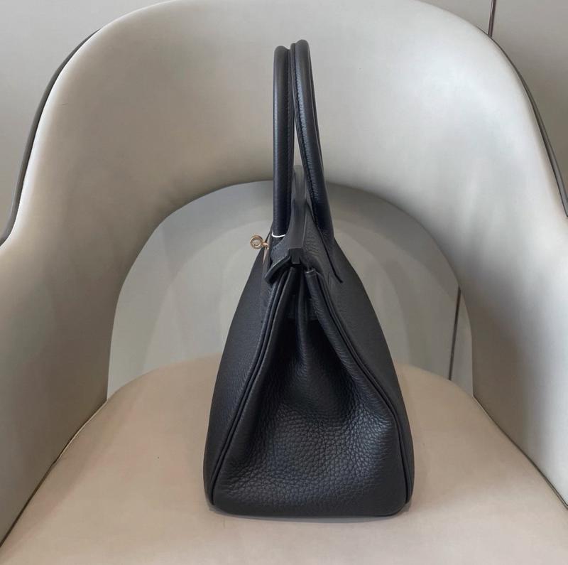 Pre-owned HERMÈS leather Tote Bags Hermes Birkin 30 Bag togo leather