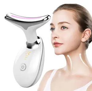 Antiaging face and neck lifter massager