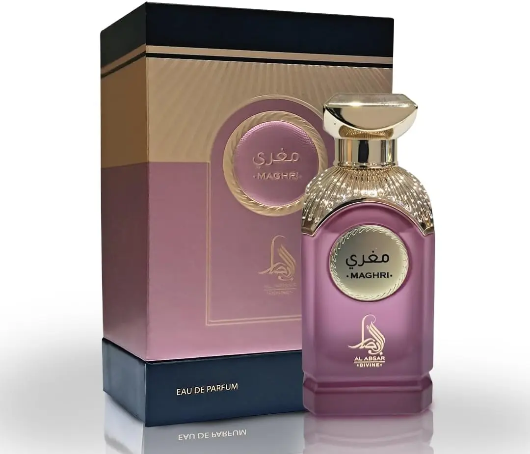 Al Absar Maghri EDP 100 ML / 3.4 FL OZ - Fruity, Sweet, Woody with Fresh Lemon, Strawberry, Mandarin, Rose Petal, Jasmine, Vanilla, Amber & Musk Notes