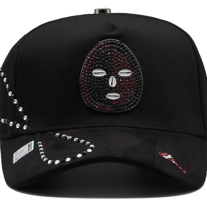 Adjustable Curved Bigg Boss Elegua Collar Black Hat
