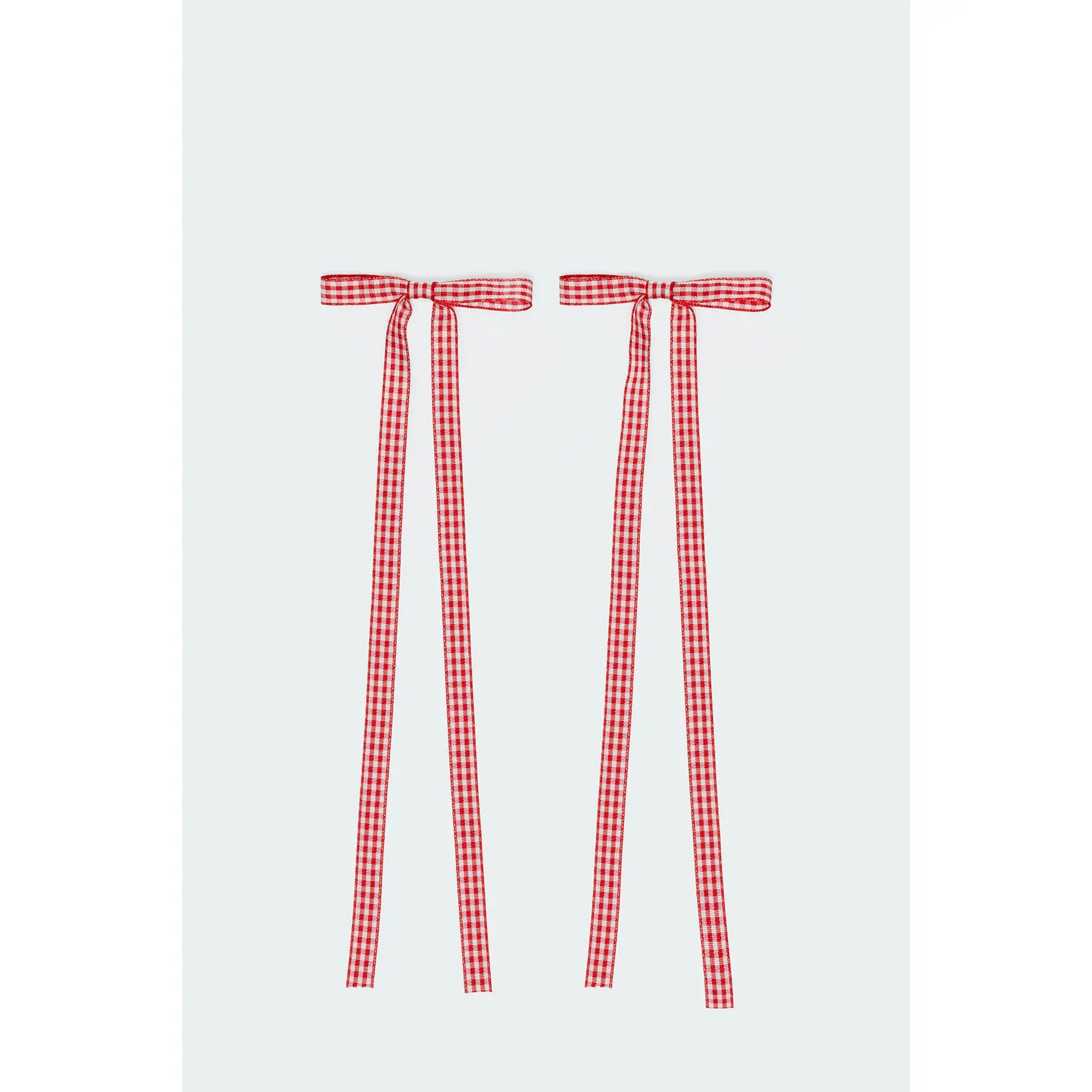 Gingham Bow Hair Clip Set Gingham Bow Hair Clip Set