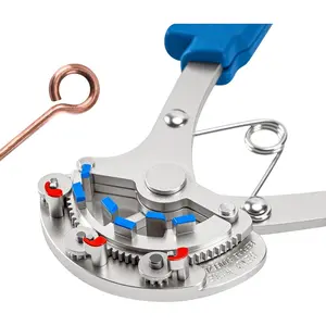 Looper Pliers in One Step for Jewelry Making, 1.5mm-2.25mm-3mm Looping Size, Beading Looper Tool, Wire Looping Pliers for 24-18 Gauge Craft Wire, Patented