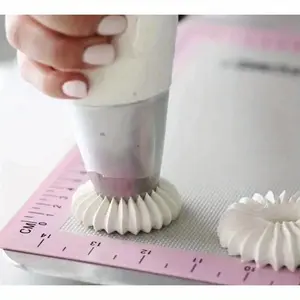 1Pc Stainless Steel Romeo Flower Mouth Pastry Nozzles for Confectionery Pastry and Bakery Accessories Cake Tools Utensils