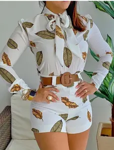 Michou's Matching two-piece floral set.