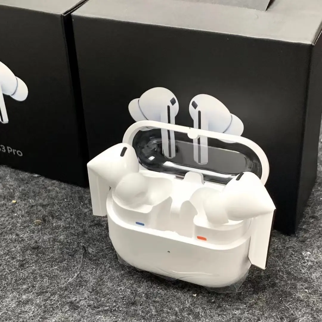 Wireless Bluetooth earbuds, open-fit design, active noise cancellation, 360-degree surround sound.