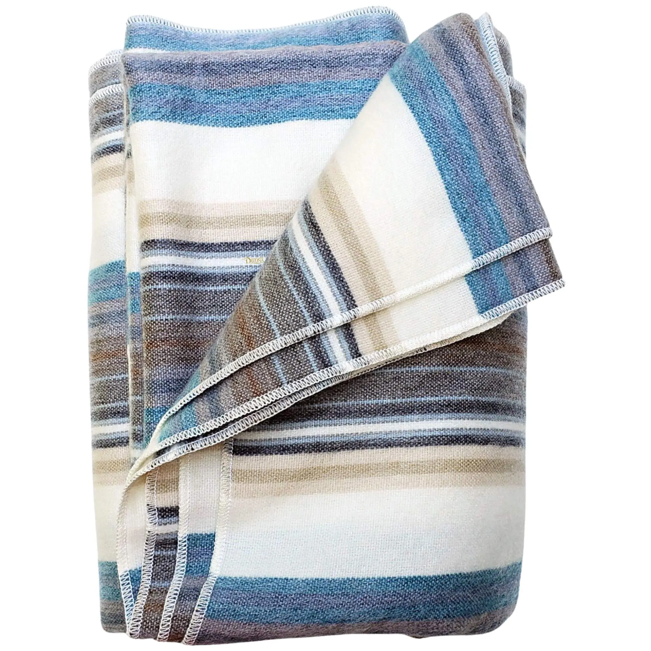 Alpaca Wool Throw Blanket, Queen Size | 95"x65", Light Weight, Soft and Warm