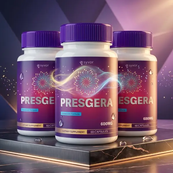 Presgera Advanced Nerve Support Formula - 1-3 Pack Maximum Strength All-Natural Supplements, 60 Capsules to Boost Memory