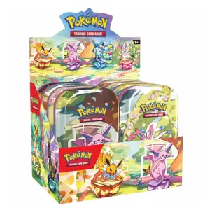 POKEMON TCG: SCARLET & VIOLET: PRISMATIC EVOLUTIONS MINI TIN DISPLAY (8ct)(Not sealed) - 2 Packs Per Tin