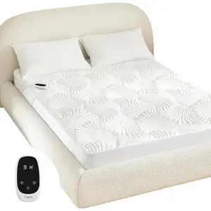 Heated Mattress Pad Full, Electric Mattress Pad Bed Warmer with 9 Heat Settings, Memory Function, 1-12 Hours Auto Off, Deep Pocket, Machine Washable, 54"x 75"