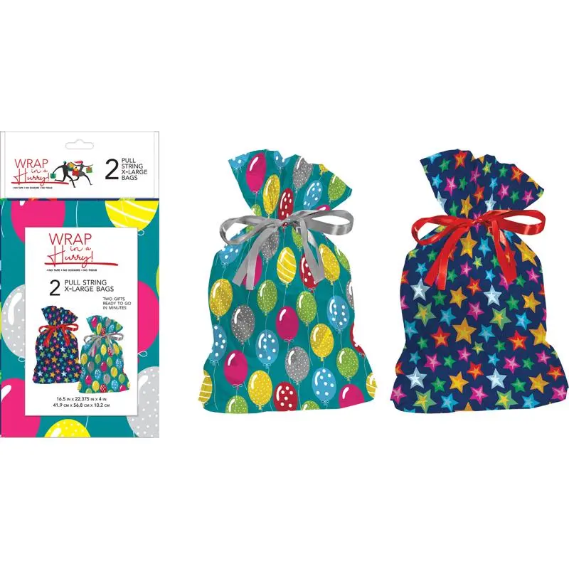 212 MAIN Extra Large Colorful Assorted Gift Paper Bags (Pack of 6) - Creative Gift Packaging for Birthday Party, Office Supplies - Employee Appreciation Wrapping (SKU 9093195)