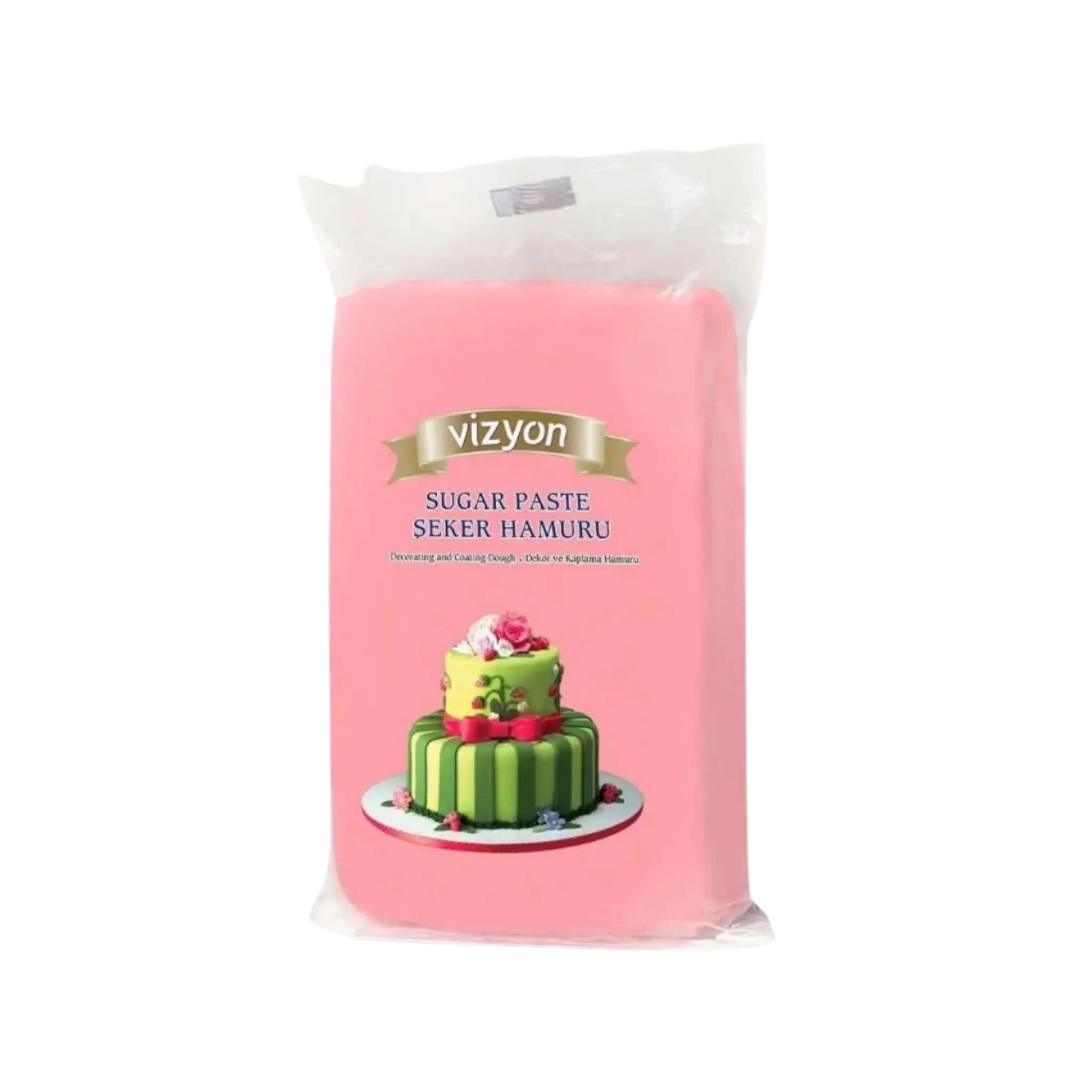 Vizyon Pink Fondant 2.2 lbs – Professional Cake Covering & Decorating Fondant