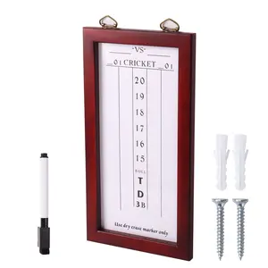 Dry-Erase Dart Scoreboard for Dart Board Cricket and 01 Dart Games (Dry-Erase Scoreboard)