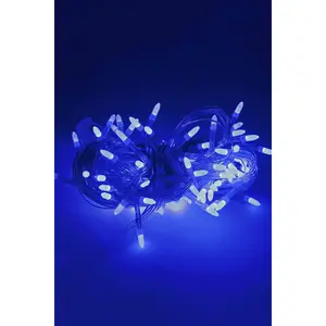 100 LED String Light with connector - Blue