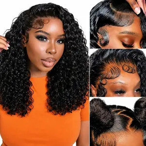 [$49=22 Inch human hair wig] 22 Inch 13x4 Straight Lace Front Wigs Human Hair Pre Plucked HD LaceFrontal Wigs Brazilian Human Hair 180 Density Human Hair Wig with Baby Hair Wig Natural Wavy Wig