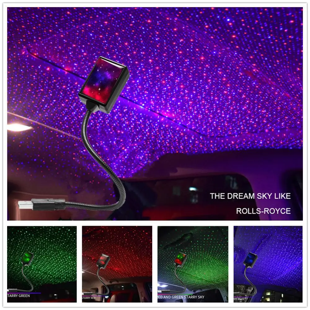 vroomtech™  Car roof Star Lights Interior Mini LED projector