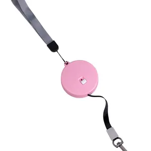 Garvee 3/2 Meter Pet Retractable Mini Leash Outdoor Walking Traction Rope Pet Supplies for Dogs and Cats (Upgraded 2nd Generation) Pink 3 Meters (Under 10kg)