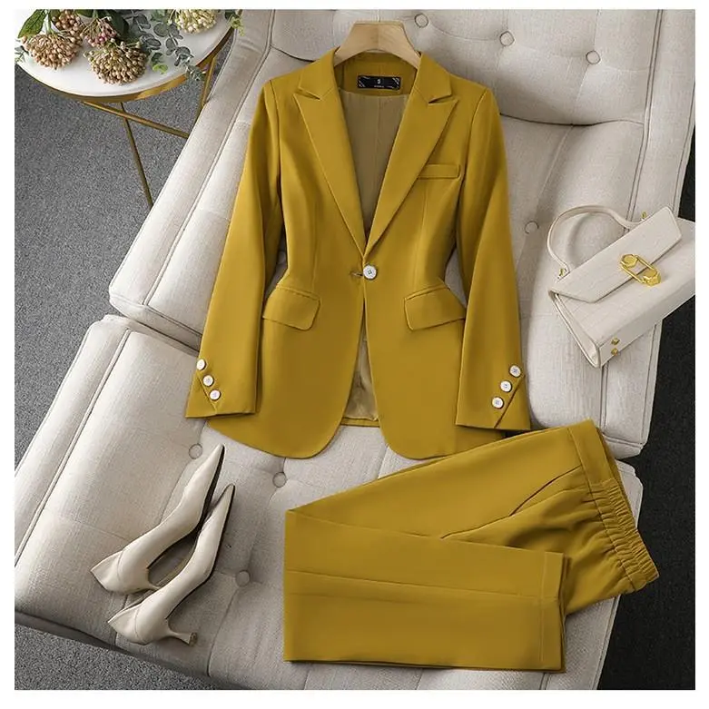 2252 Lemon Yellow suit+pants