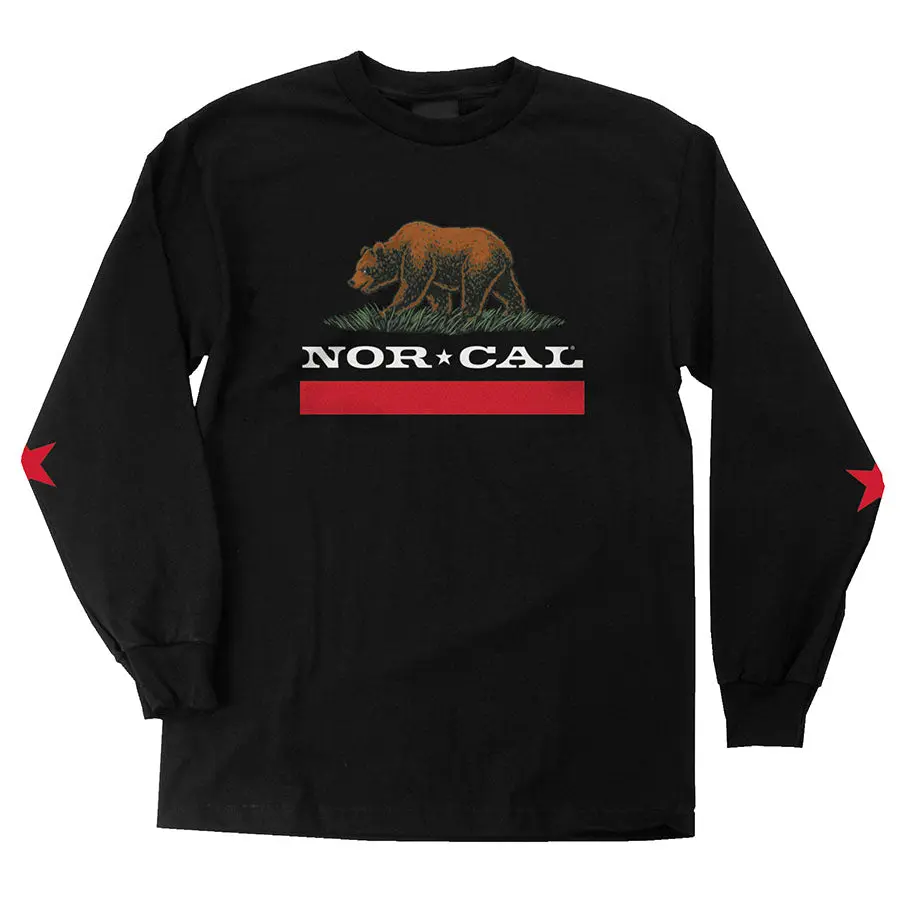 Independent Truck Co. Nor Cal Men's Long-Sleeve Cotton Fabric Casual Apparel T-Shirt, Clothes, Graphic, Menswear, Soft, Top, Tshirt
