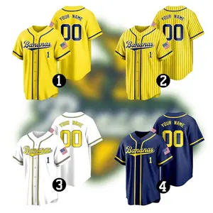 Personalized Bananas Team Baseball Jersey, Funny Bananas Jersey, Let's Go Bananas Jersey, Custom Team Name Number, Gifts For Savannah Fan