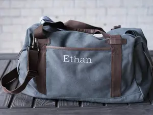 Personalized Weekender Bag, Groomsmen Gifts, Monogram Duffle Bag, Groomsmen Bags, Gifts for Him