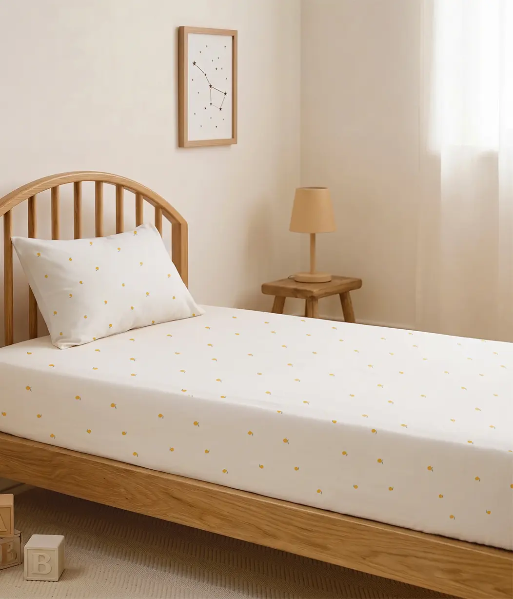 HushDry™ 2-in-1 Waterproof Fitted Twin Sheet, Bamboo - Single Bed Sheet