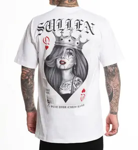 SULLEN CLOTHING Queen Of Love Standard T-Shirt 100% Cotton Heavyweight Crew Neck Oversized Artwork
