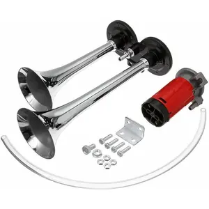 1000DB Train Horn For Truck 12V Air Horns Kit For Truck/Car/Pick up/Suv/Boat Car Electric Horn Super Loud Airhorns Horn Loud Automotive Replacement