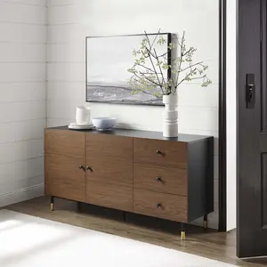 Modway Nexus Storage Cabinet Sideboard in Black Walnut