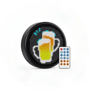 Car Gesture LED Sign Funny Car Light Remote Controlled Emojis Road Rage Display for Drivers