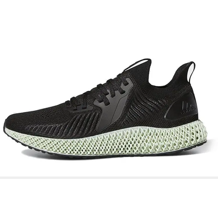 Men's Adidas AlphaEdge 4D 'Core Black' Casual Trainer, Mesh Sneaker, Comfortable Everyday Footwear