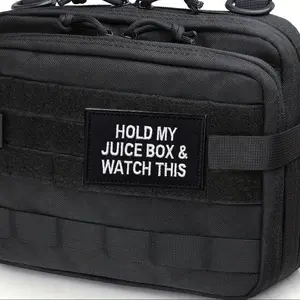 2pcs Funny Quote Embroidered Patch, Embroidery Design, "I Gotta See The Candy First" Text, Iron-On/Sew-On Applique for Clothing, Bags, Hats, Accessories, Novelty Badge, Humorous Design, Iron-On Fabric, Cute Patches