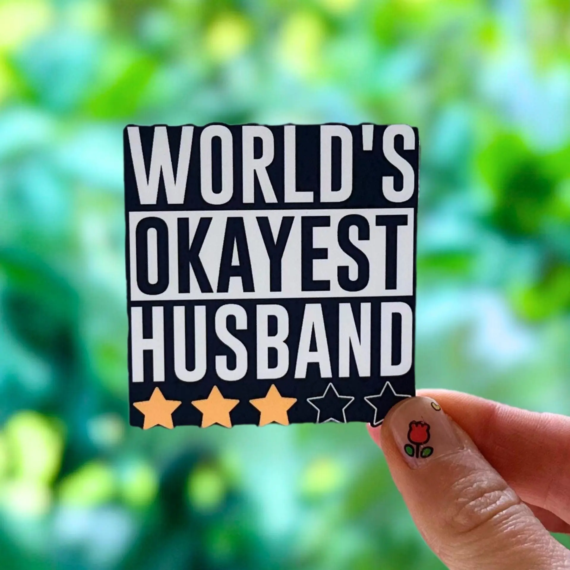 Husband Sticker Anniversary Gift For Him, Stocking Stuffer, Funny Sticker Gift For Husband, Husband Birthday Gift For Him, Mens Gifts