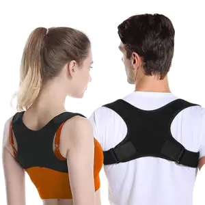 ‌Posture Corrector for Men - Adjustable Back Brace for Neck & Shoulder Pain Relief Healthcare Fabric