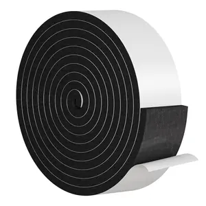 Hat Tape Roll 60", Hat Size Reducer Insert, Make Smaller Sweatband, Self Adhesive Resizer Foam Filler Tape for Baseball Caps, Cowboy, Pana, Straw, Fedora, Western, Hard Hat, Helmet, Black Allgawise