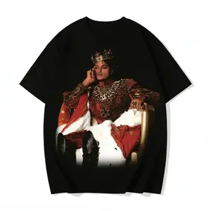 Michael Jackson Vintage Graphic Unisex Short Sleeve Retro 90s Style Casual Cotton T Shirt