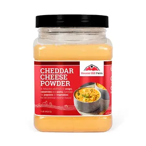 Hoosier Hill Farm Cheddar Cheese Powder 1LB Pack of 1 Versatile Flavorful Seasoning for Popcorn Pretzels Snacks Sauces Mac Cheese Baked Potatoes & Casseroles