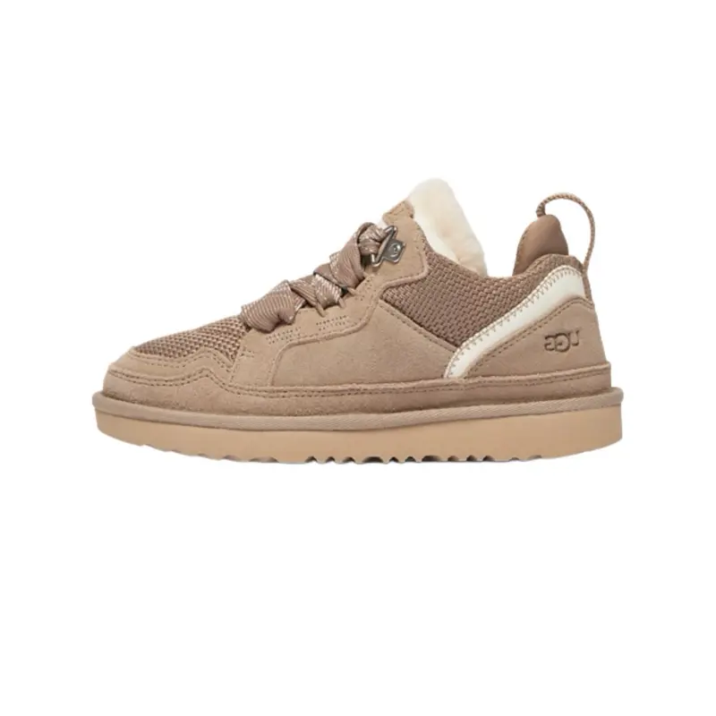 UGG Lowmel Dune Women’s Casual Sneakers - Lightweight Sports Shoes, Trendy Comfort Footwear for Fall Winter Walking, Sneaker