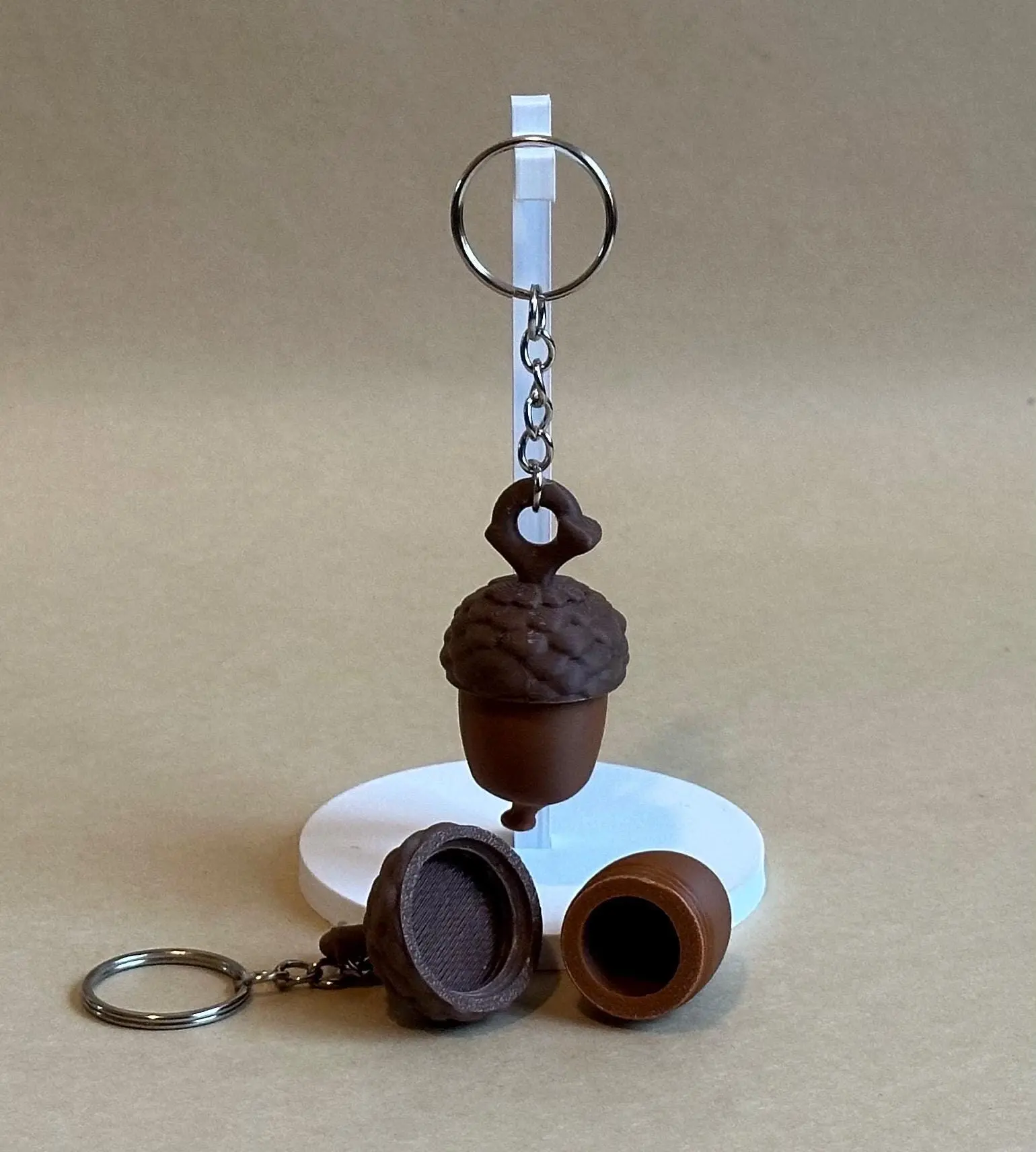 Acorn Storage Hideaway Keychain