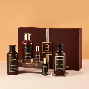 Bharara Chocolate Bath & Body Eau De Parfum 5 Pc Gift Set Unisex