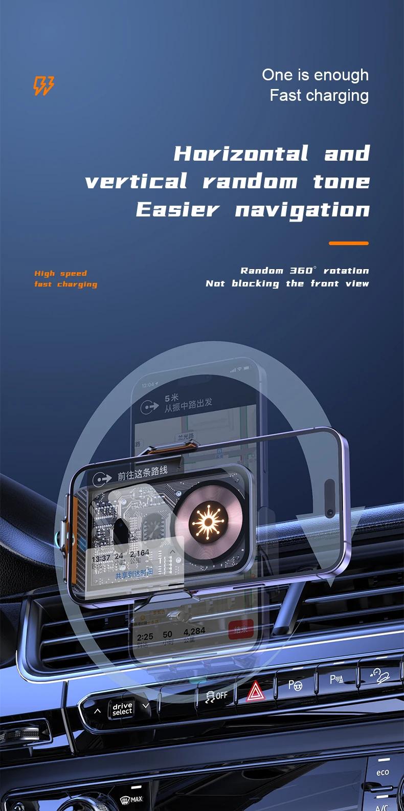 Auto Car Mount Phone Holder Stand Car Wireless Charger For iPhone Samsung LG Infrared Induction 15W Qi Fast Charging Station Adapter Transparent Adjustable Automatic Cable Clip Device Protection Usb Cellphone Smartphone Mobile Electronic Auto Car Mount Phone Holder Stand Car Wireless Charger For iPhone Samsung LG Infrared Induction 15W Qi Fast Charging Station Adapter Transparent Adjustable Automatic Cable Clip Device Protection Usb Cellphone Smartphone Mobile Electronic